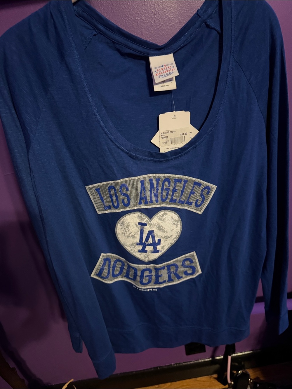 Los Angeles Dodgers Blue Long-Sleeve Tee